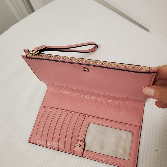 EC Kate Spade Pink Safiano Leather Wristlet/Wallet, Colorful - Picture 5 of 12